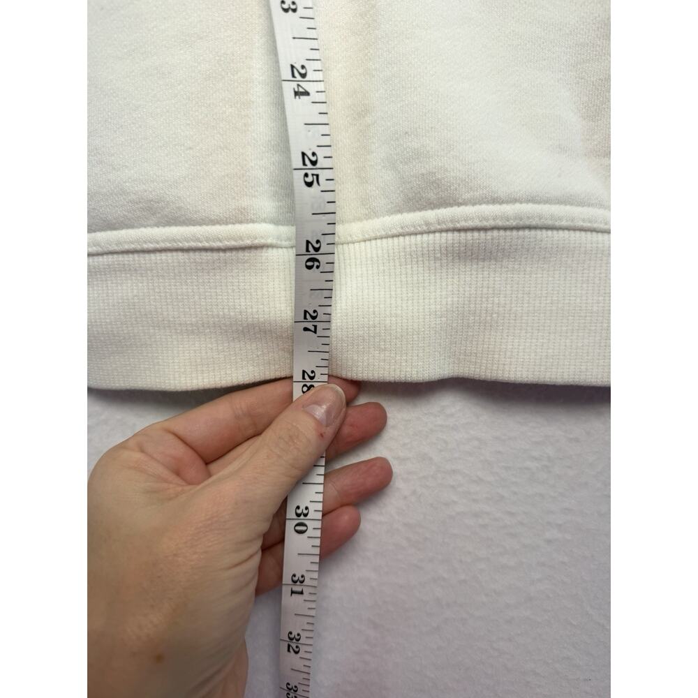 Vintage FILA Men Sweatshirt XL White 1/4 Zip Mock Neck Pullover Logo 90s Active - Picture 15 of 16